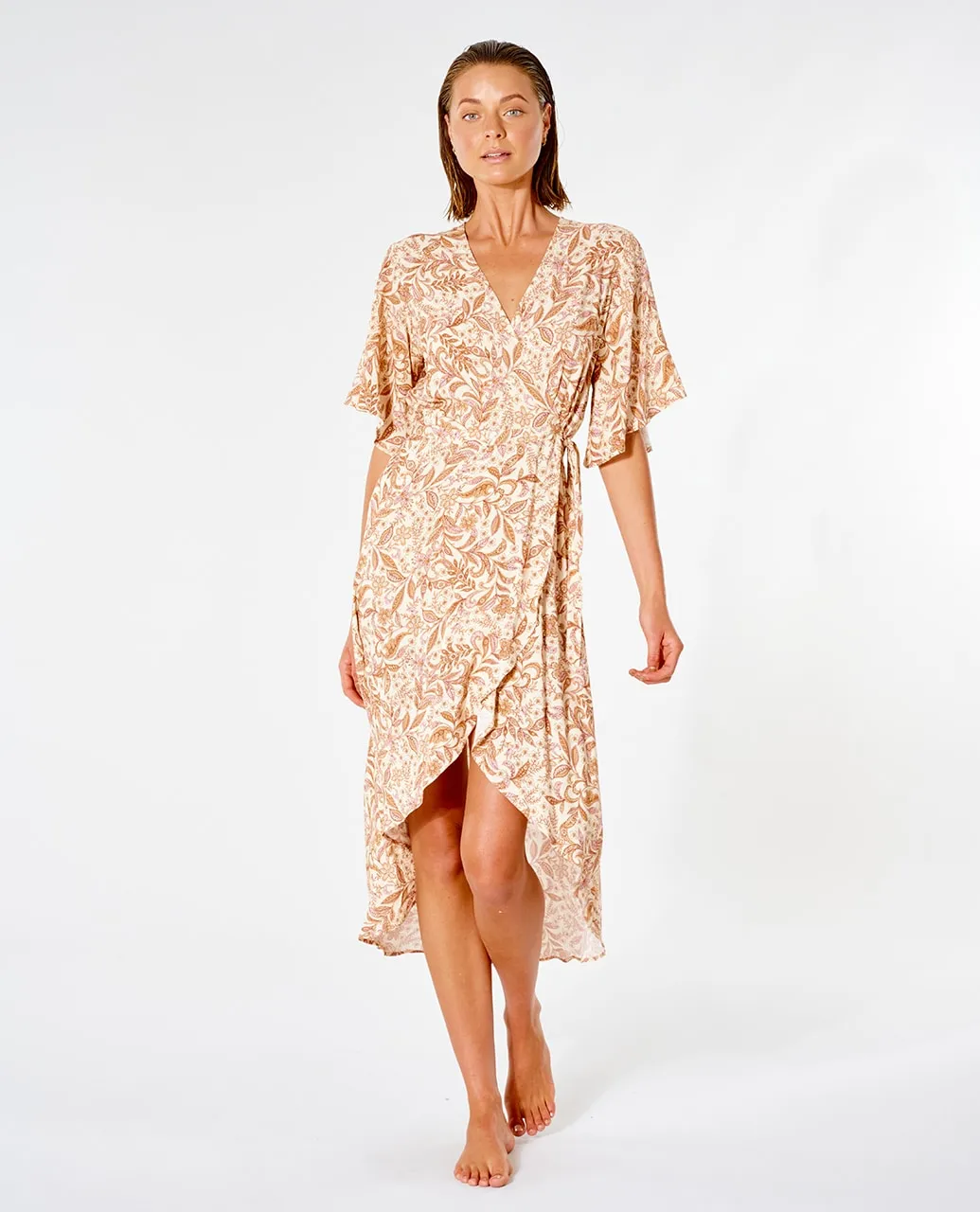 LUNAR TIDES WRAP DRESS