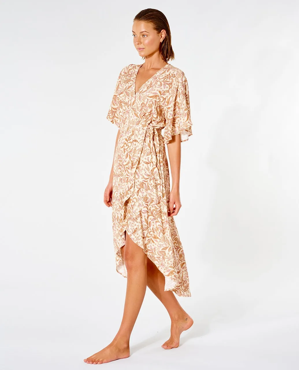 LUNAR TIDES WRAP DRESS
