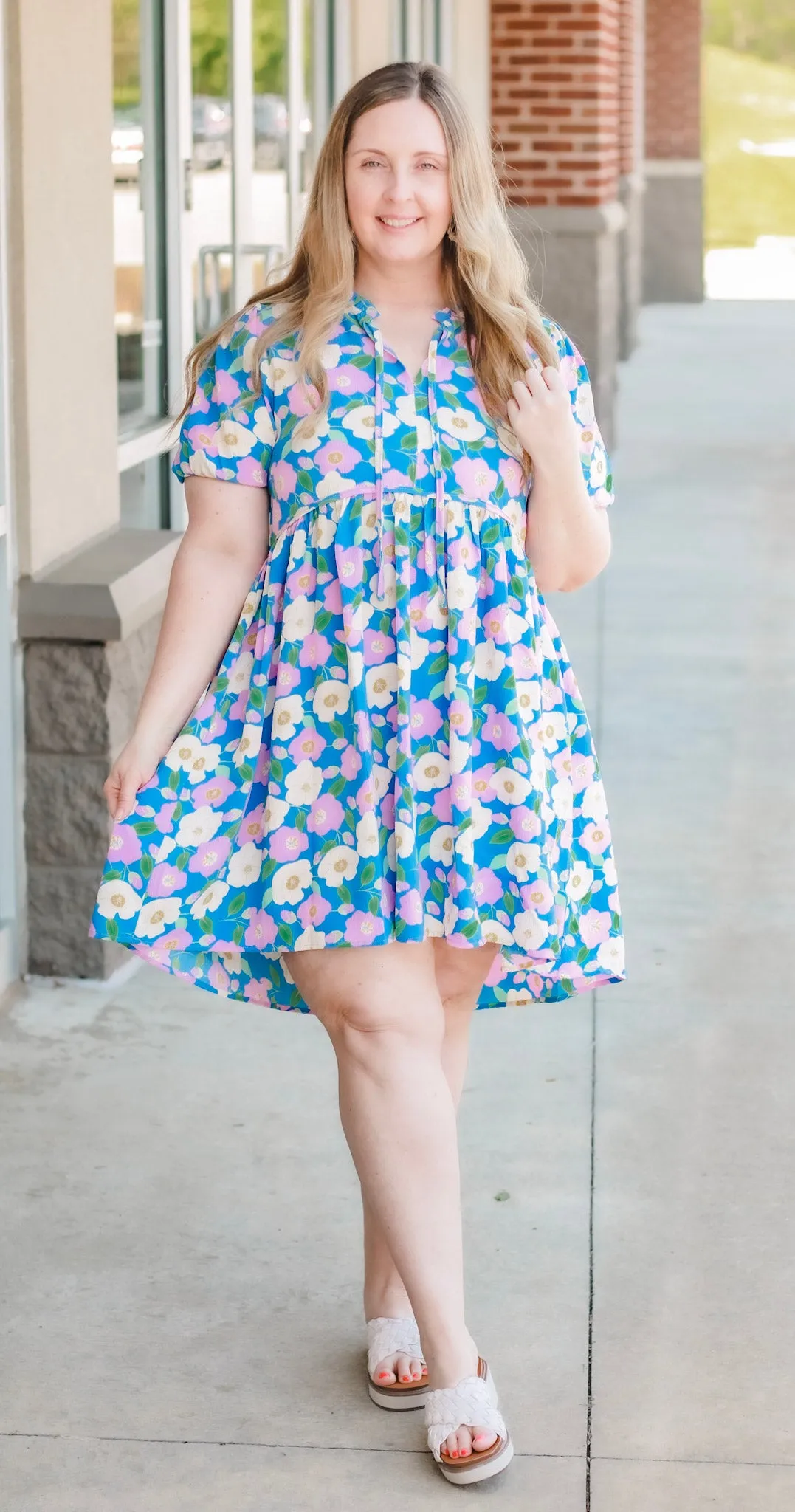 Make You Happy Floral Dress