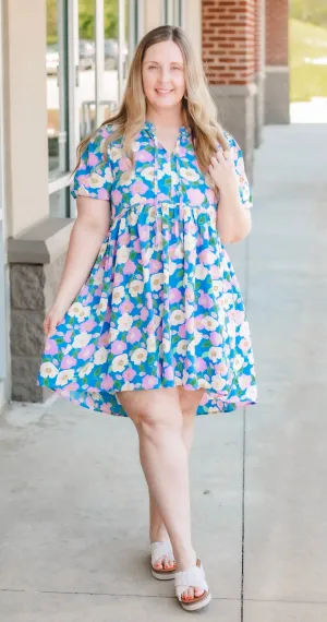 Make You Happy Floral Dress