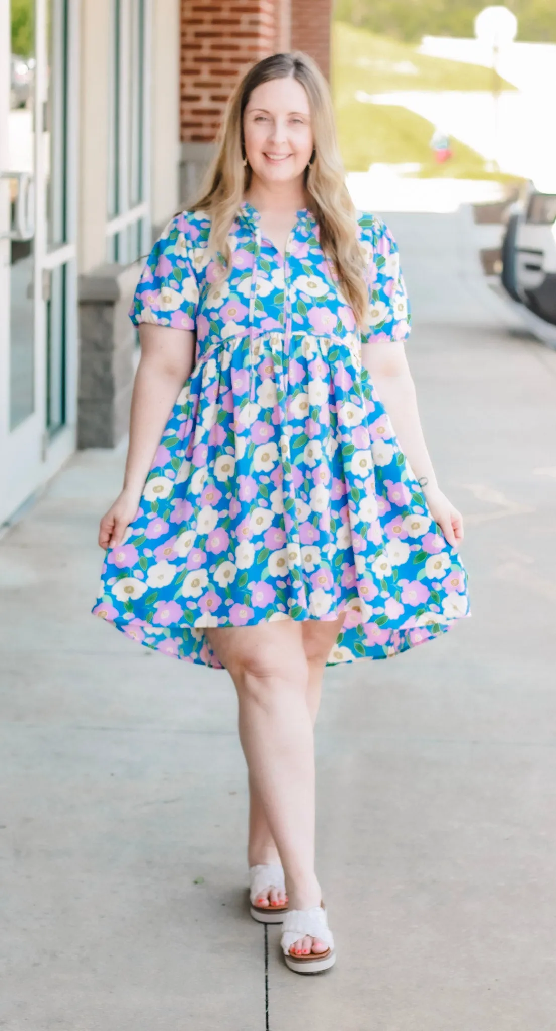 Make You Happy Floral Dress
