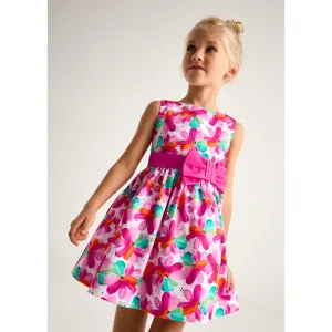 Mayoral Girls Dress 3917 Pink Floral