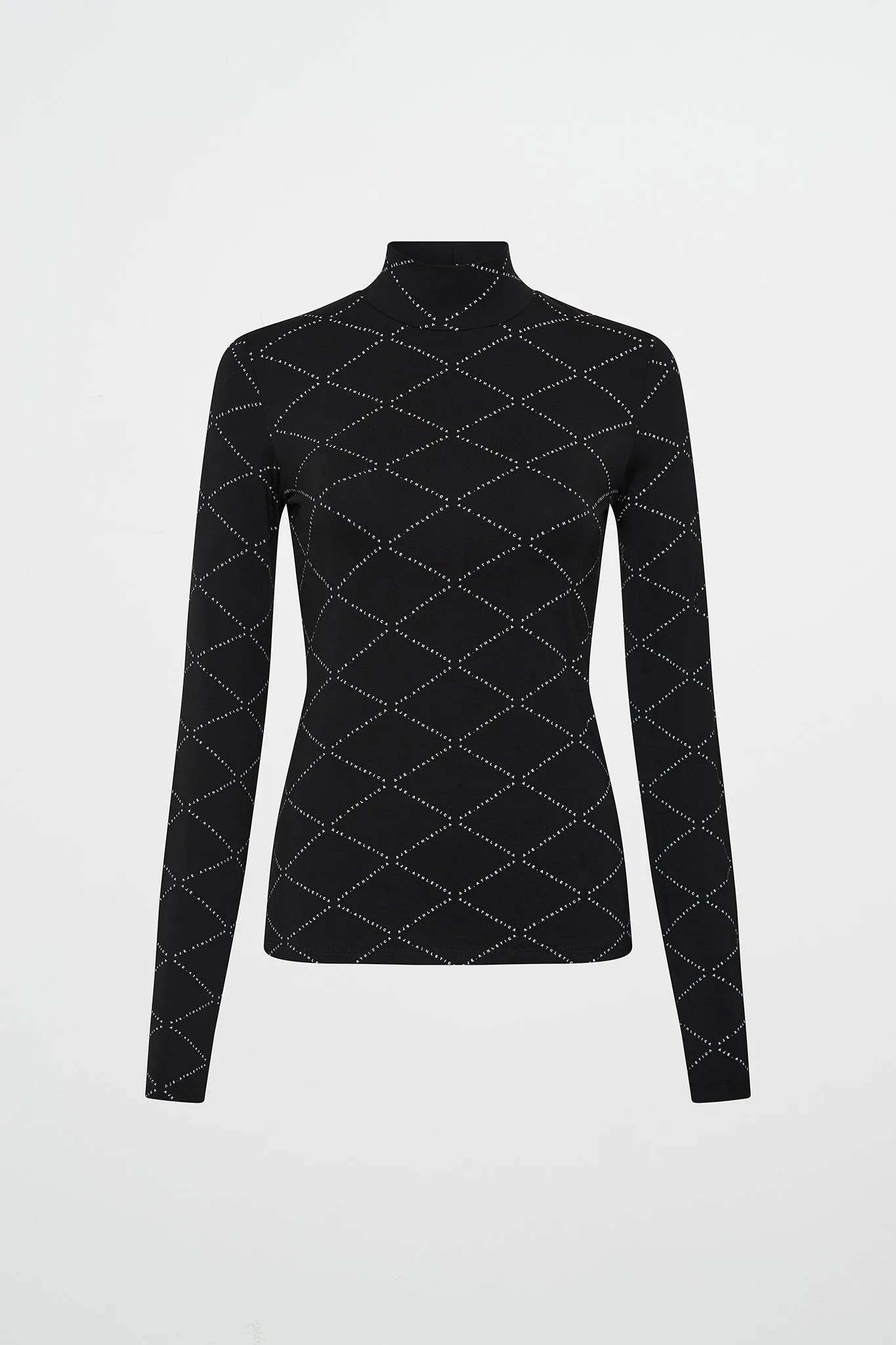 Mock Neck Long Sleeve Top 434