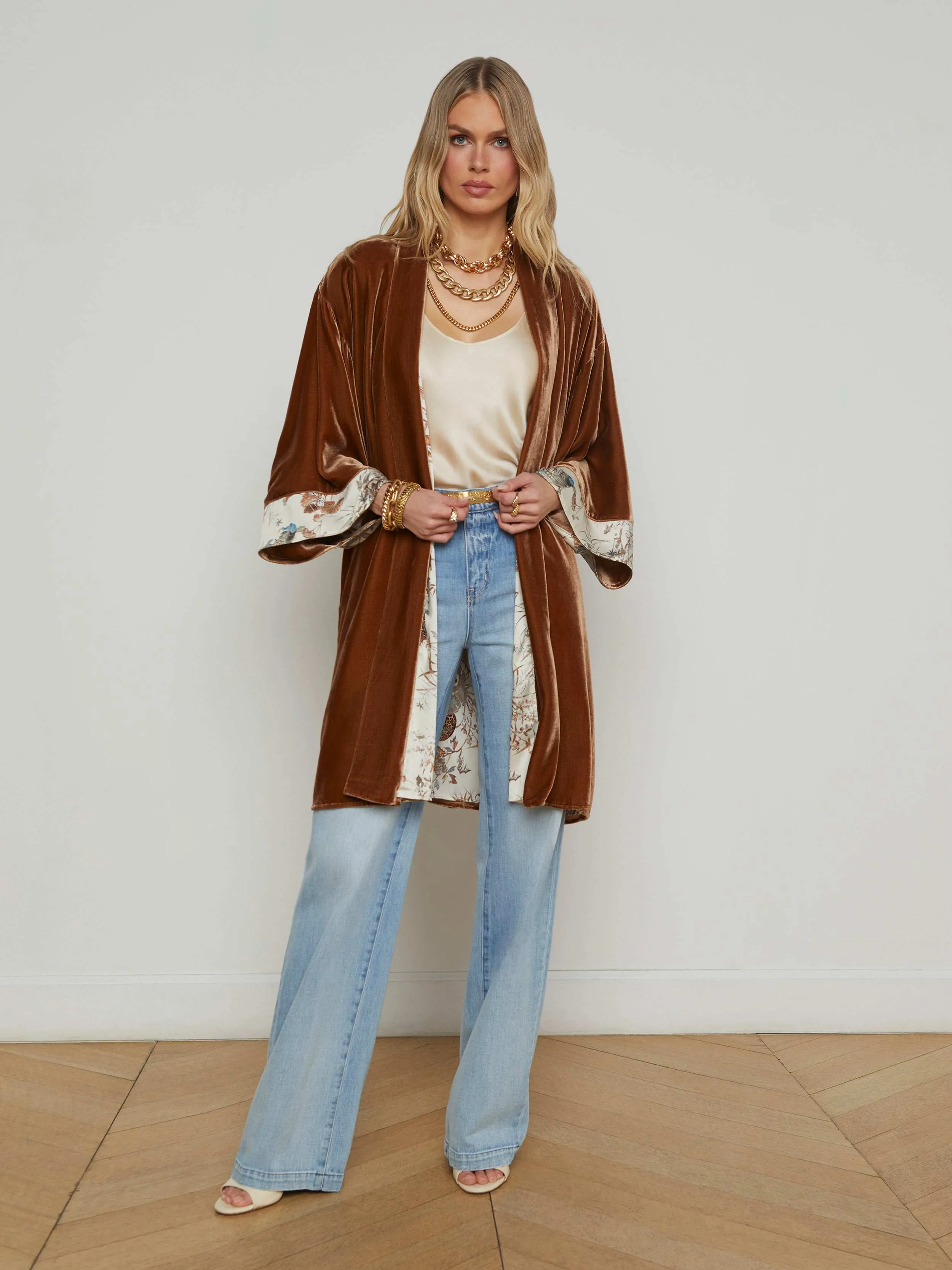 Nabi Velvet Kimono