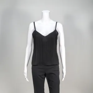 Nairi Top in Black Crepe by Drew