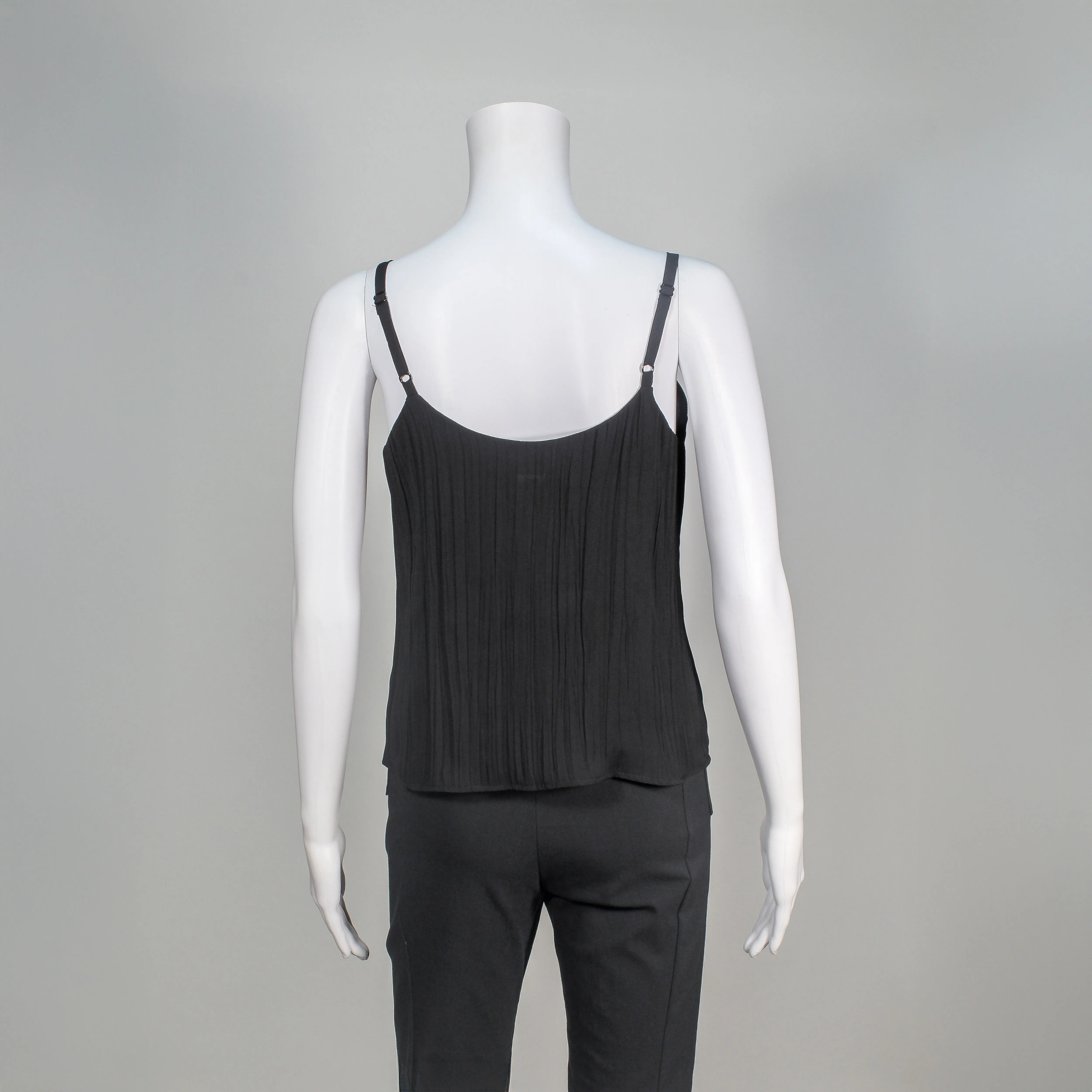 Nairi Top in Black Crepe by Drew