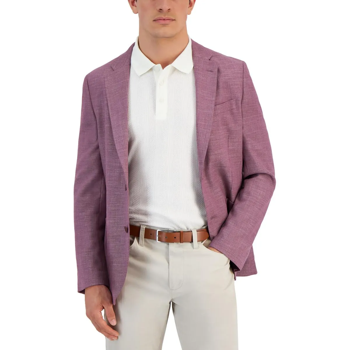 Nautica Mens Heathered  Sportcoat