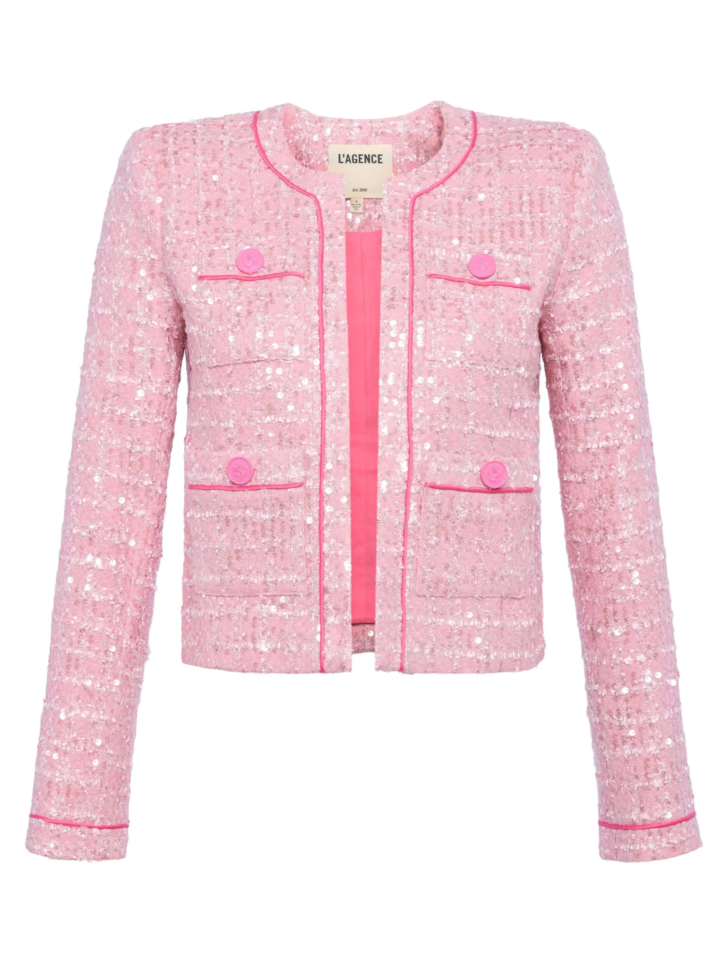 Niko Sequin Tweed Jacket