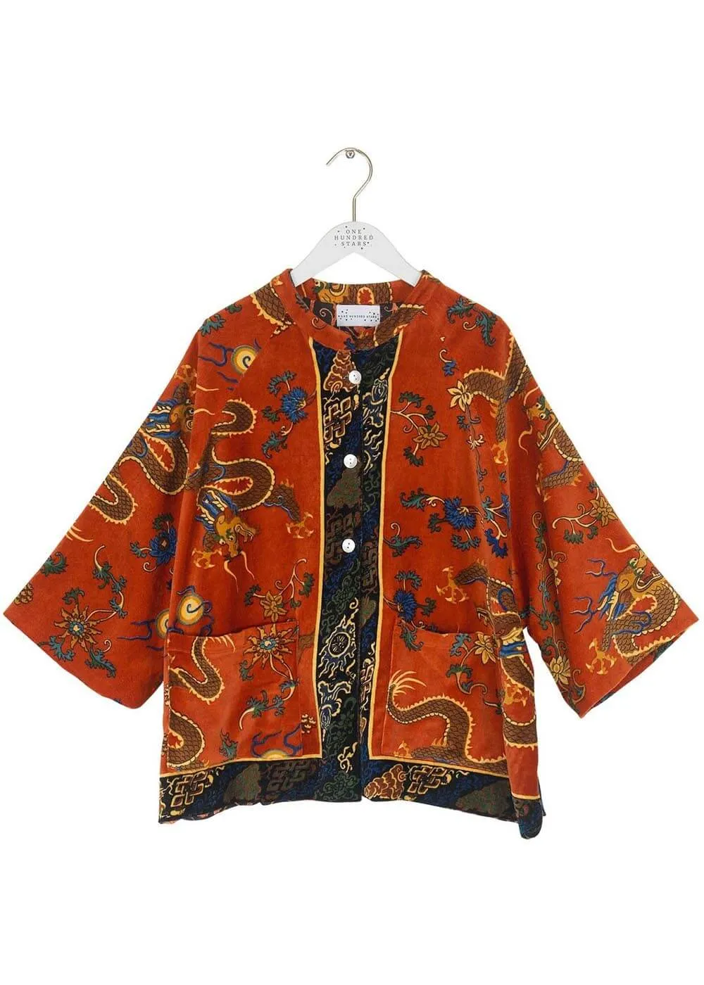 One Hundred Stars Dragon Velvet Jasje Roest