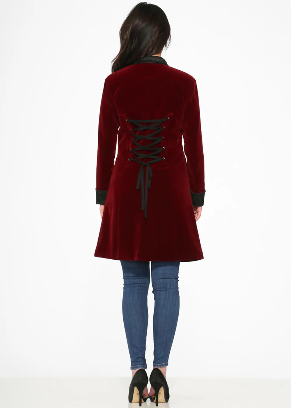 Orchid Bloom Regent Velvet Jas Burgundy