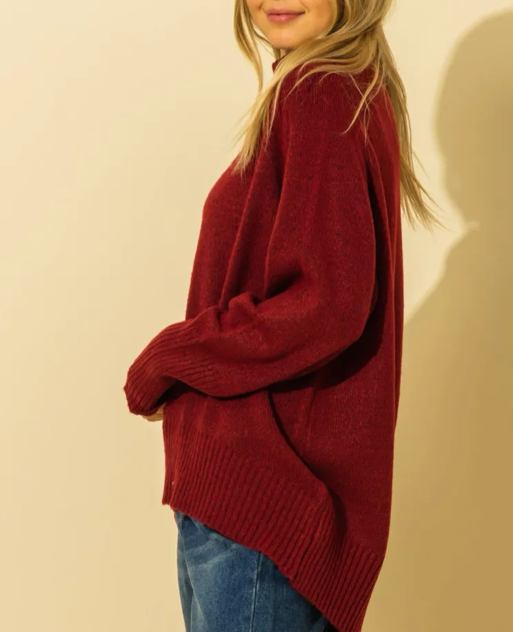 Oversize Turtleneck Sweater