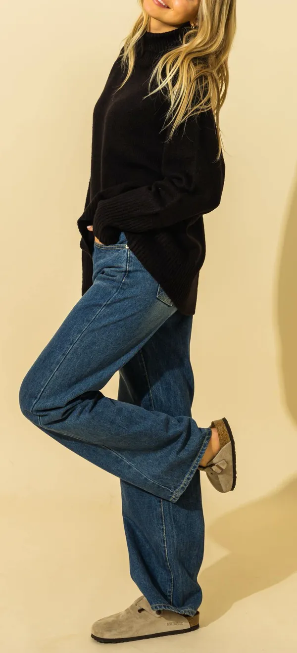 Oversize Turtleneck Sweater