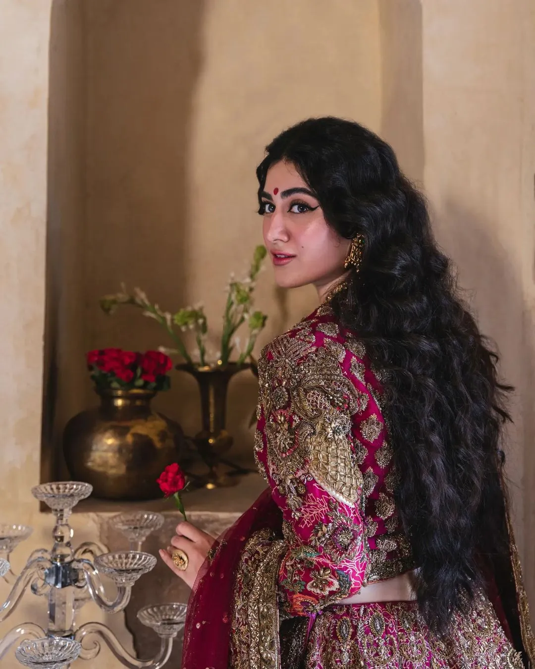 Pakistani Wedding Dresses Dark Pink Lehenga Choli