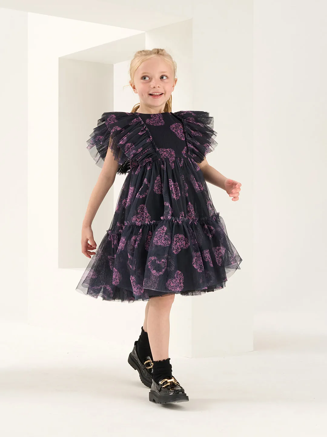 Piper Floral Mesh Dress