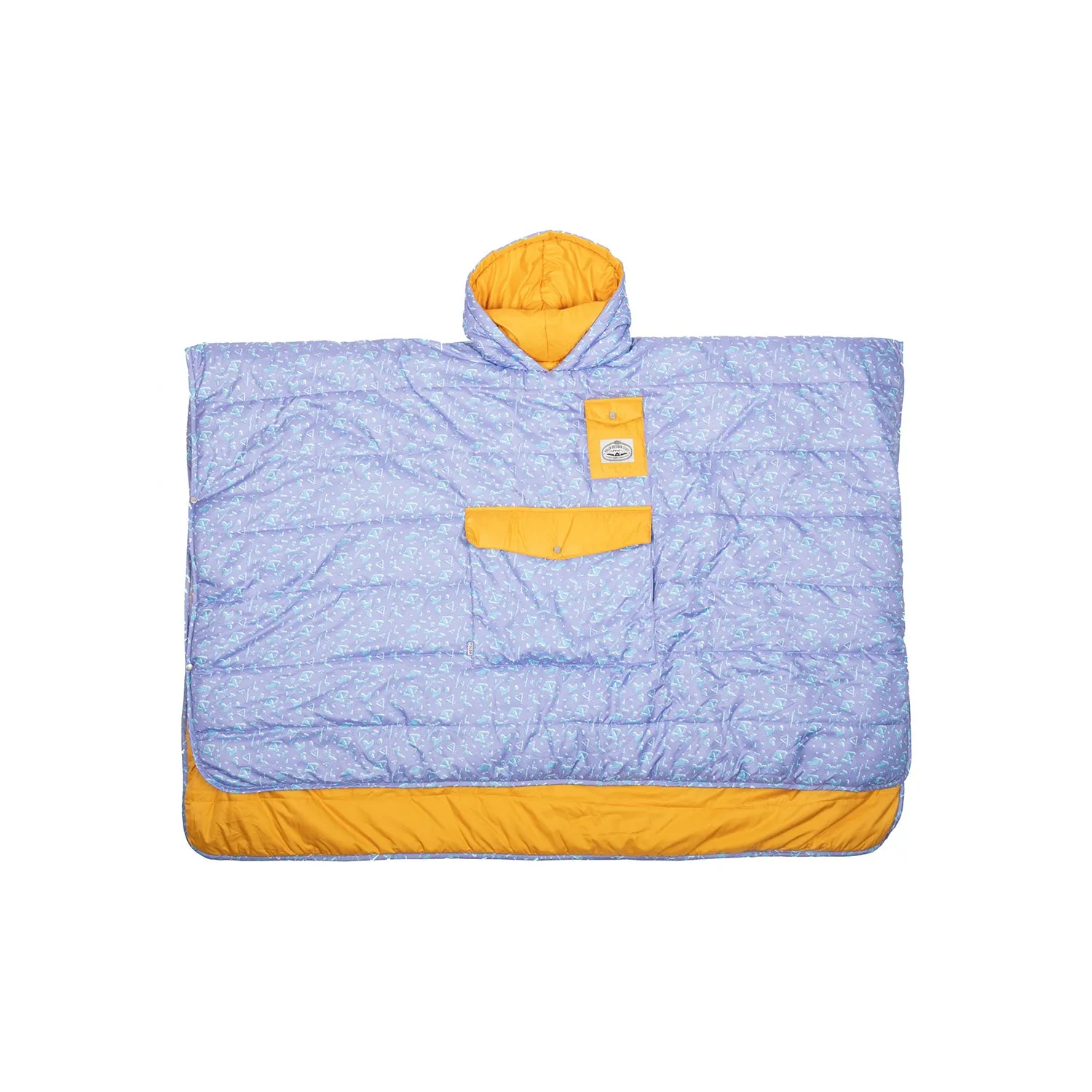 Poler Poncho Ski Splatter