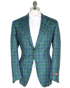 Purple and Green Windowpane Sportcoat
