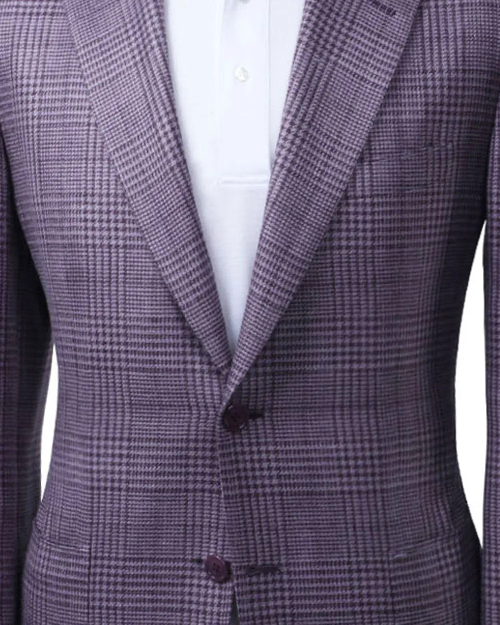 Purple Prince of Wales Sportcoat