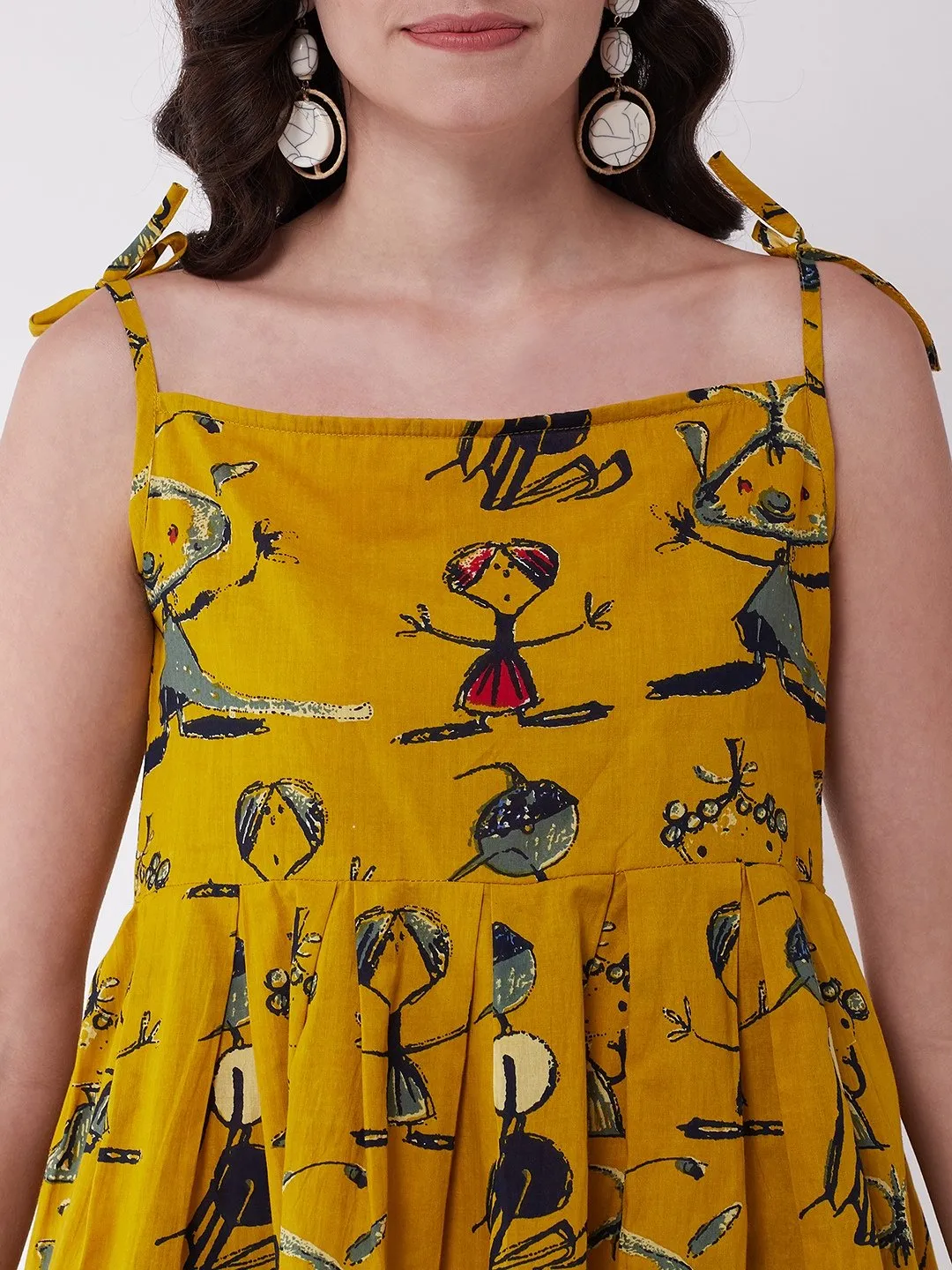 Quirky Spaghetti Top With Strap