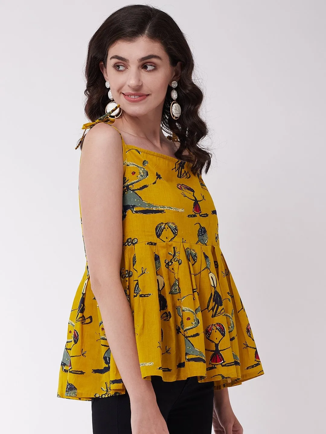 Quirky Spaghetti Top With Strap