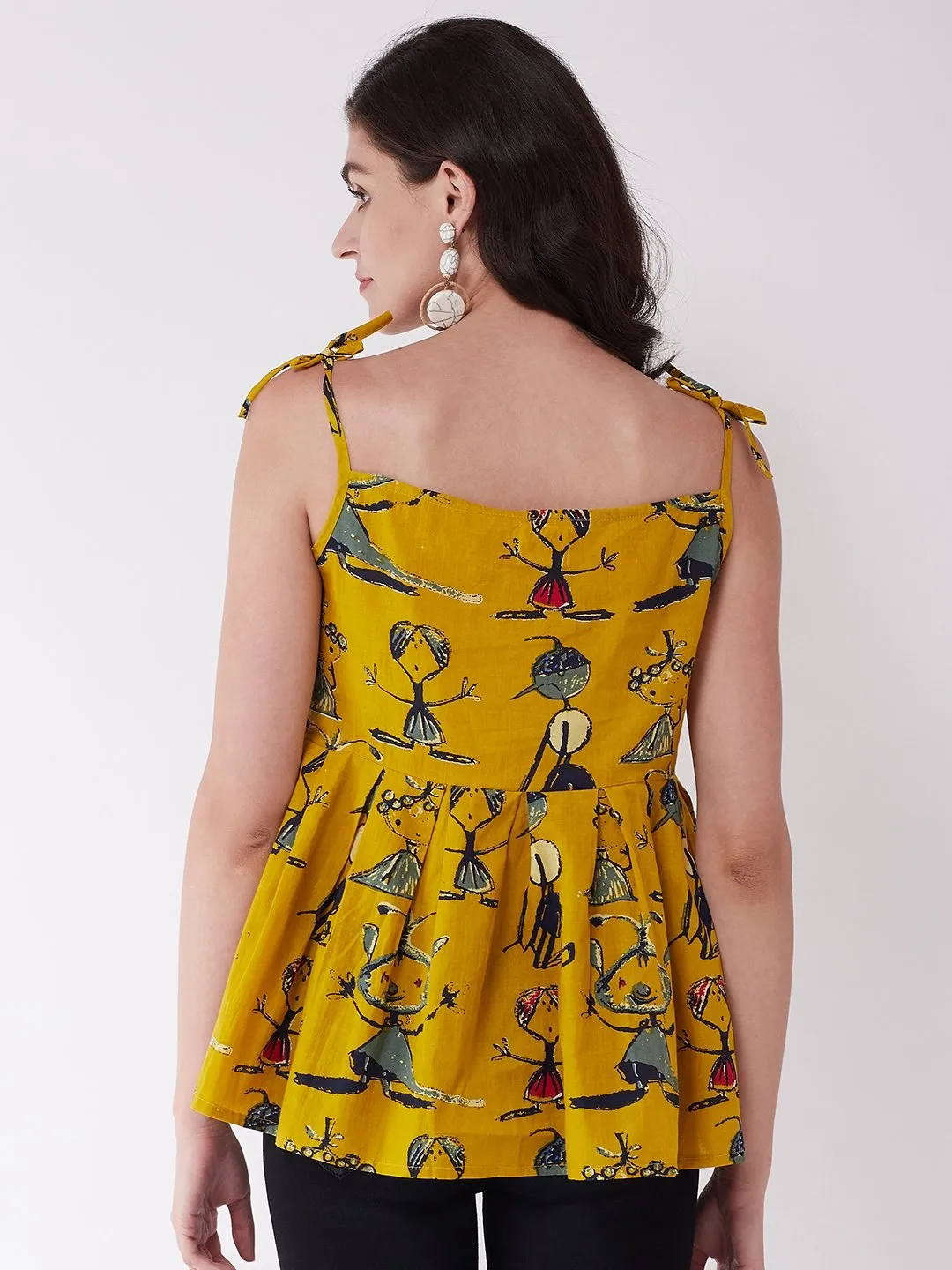 Quirky Spaghetti Top With Strap