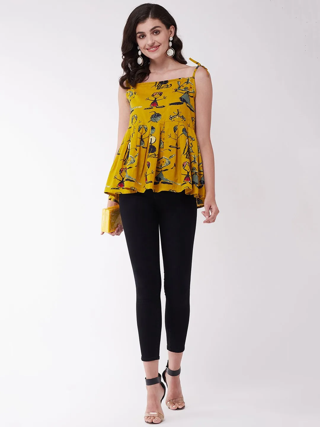 Quirky Spaghetti Top With Strap