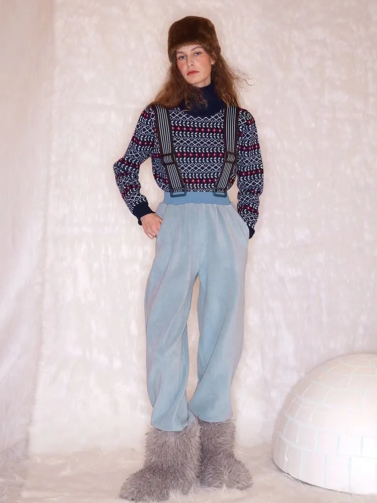 Retro Turtleneck Wool Sweater