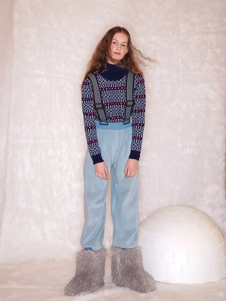 Retro Turtleneck Wool Sweater