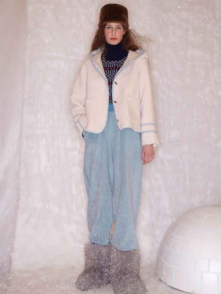 Retro Turtleneck Wool Sweater