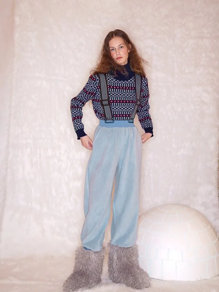 Retro Turtleneck Wool Sweater
