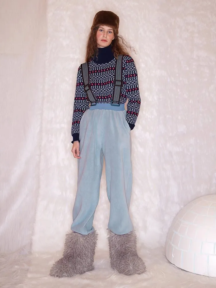 Retro Turtleneck Wool Sweater
