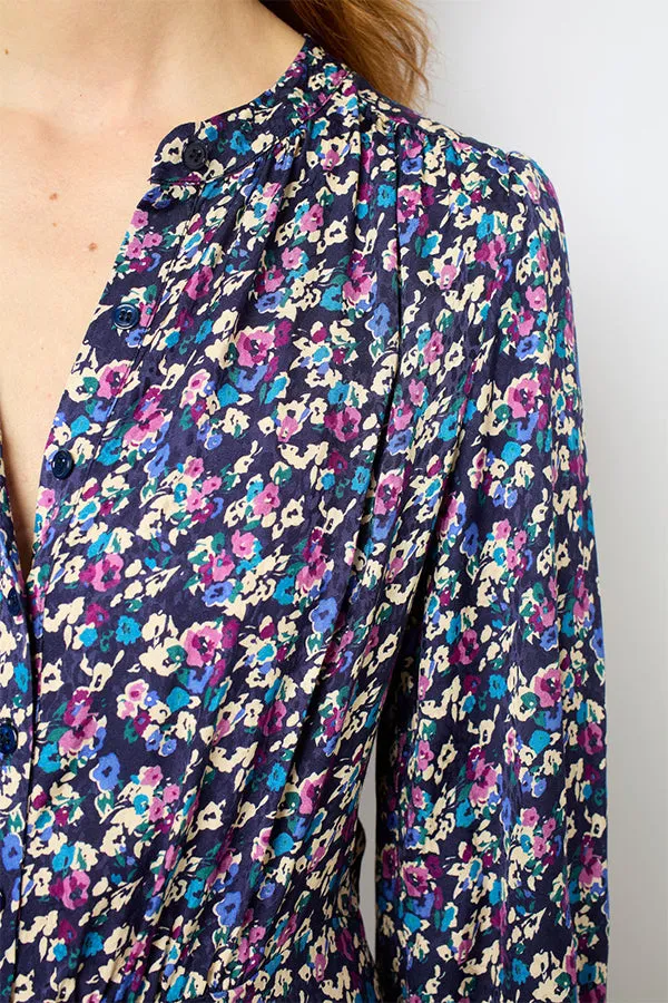 SAMIRA FLORAL MIDI DRESS