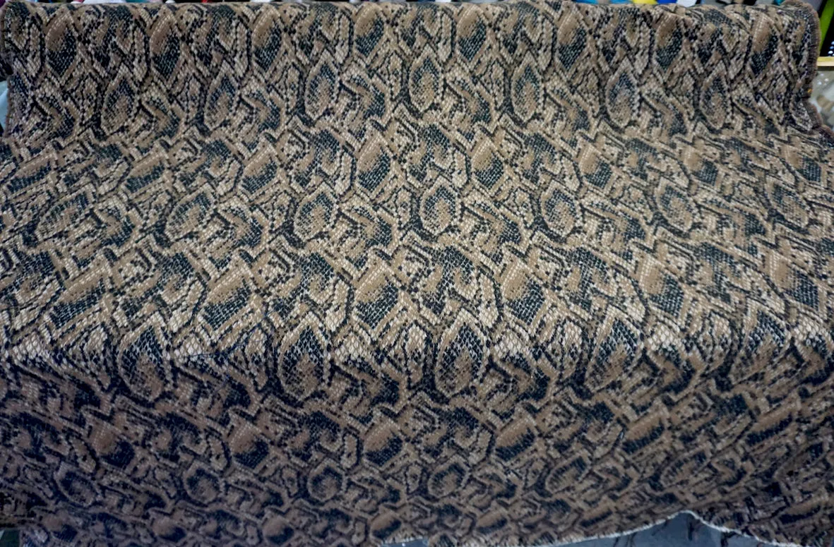 Soft Python Jacquard Coating