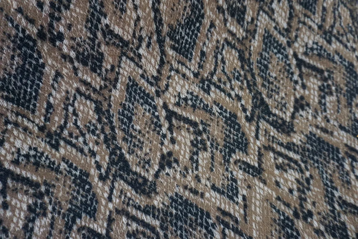 Soft Python Jacquard Coating