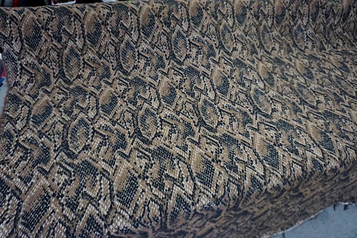 Soft Python Jacquard Coating