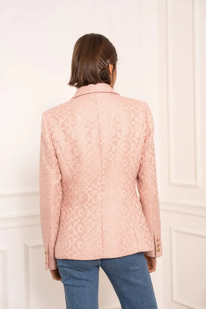 Sophia TweedBlazer - Pink