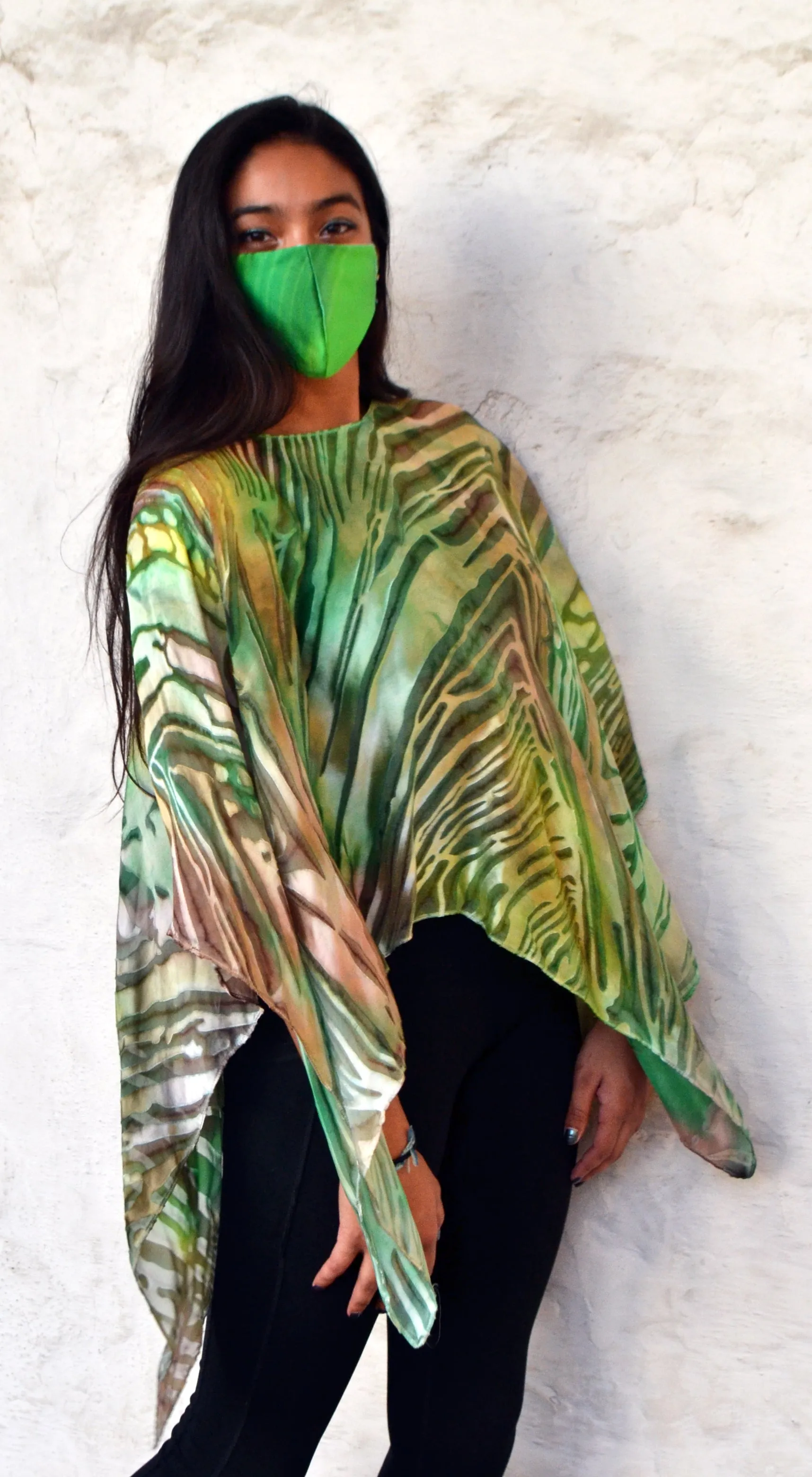Spring Summer Devore Poncho