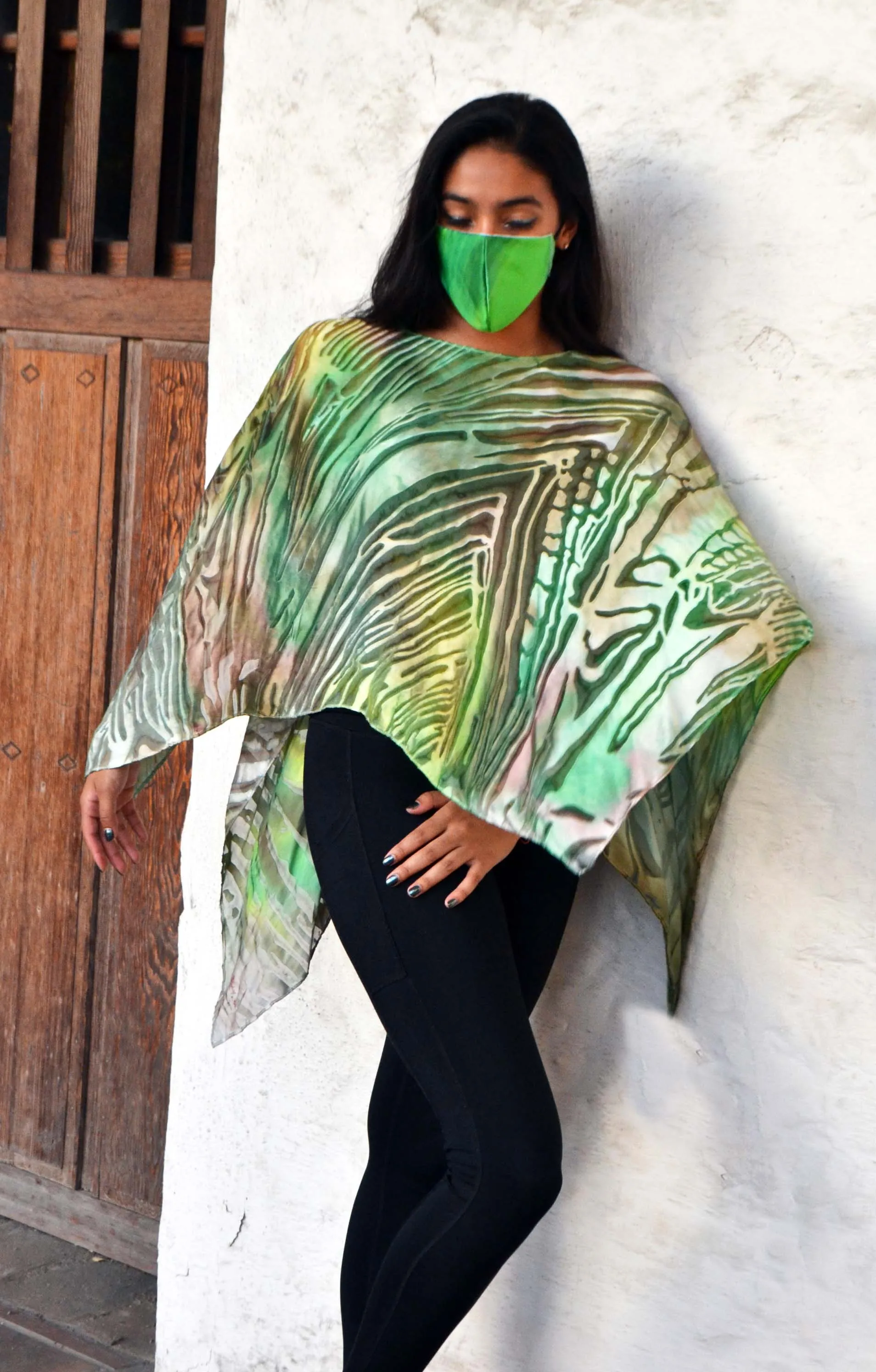 Spring Summer Devore Poncho