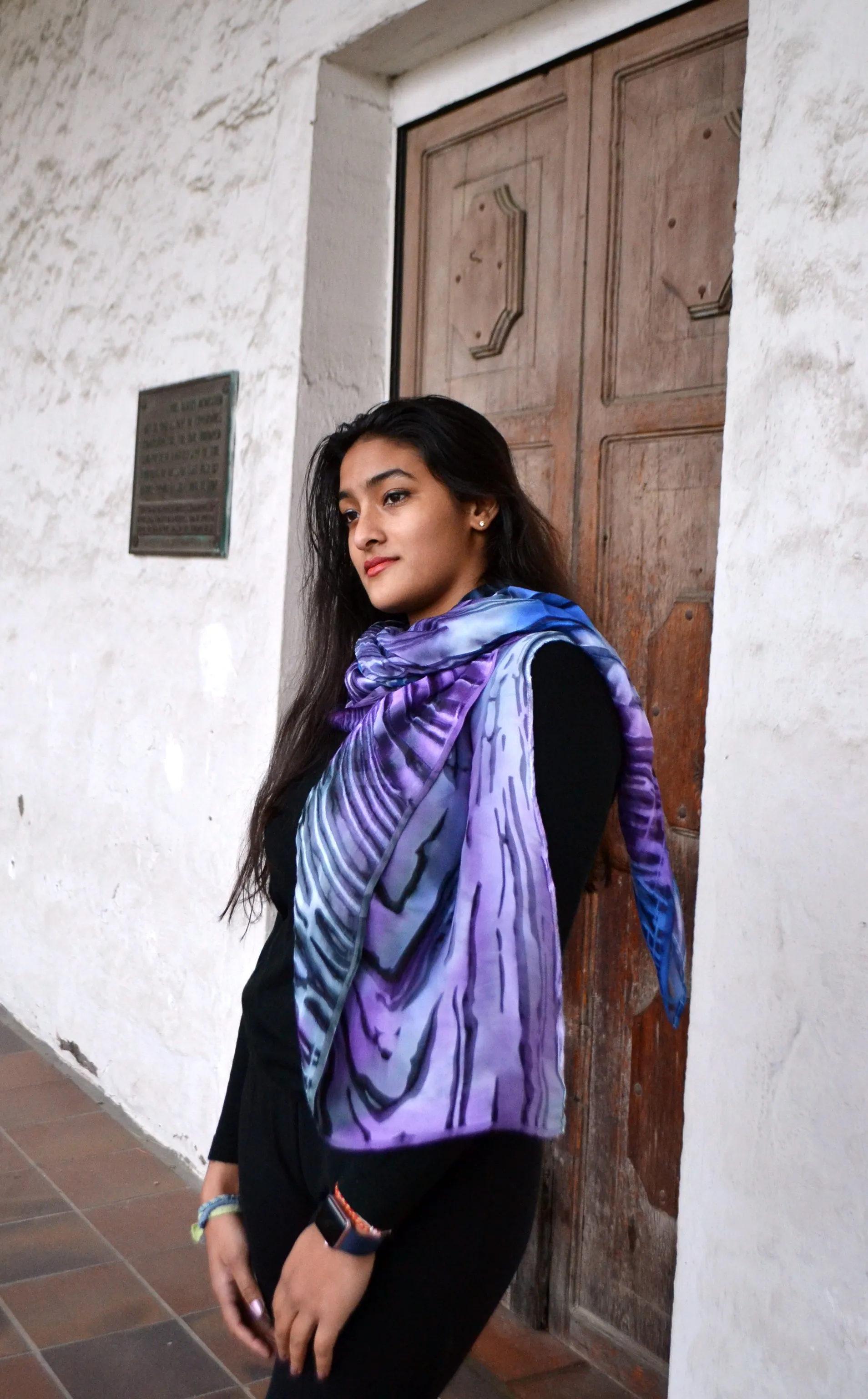 Spring Summer Devore Poncho