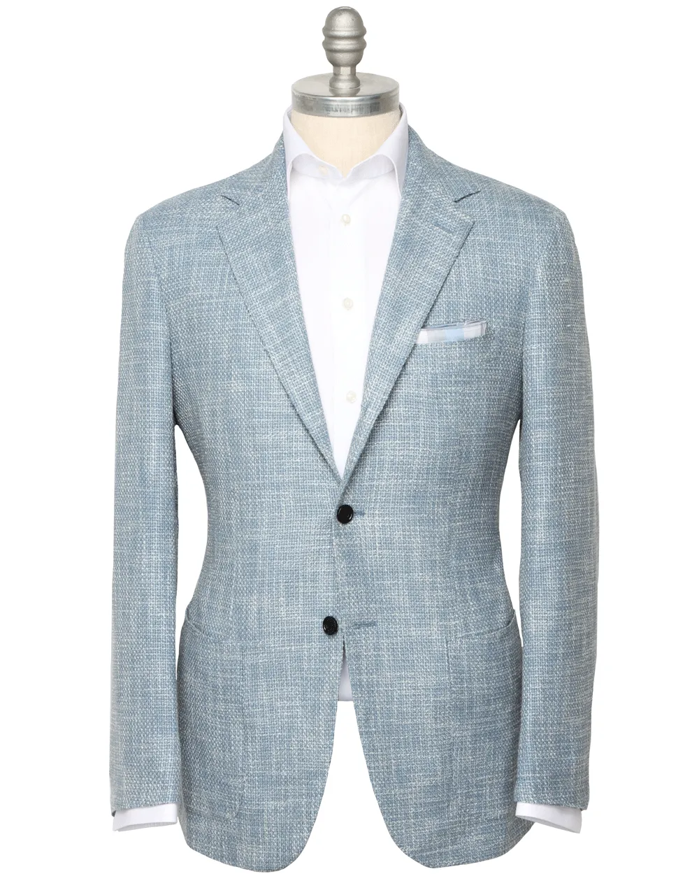 Steel Blue and White Sportcoat