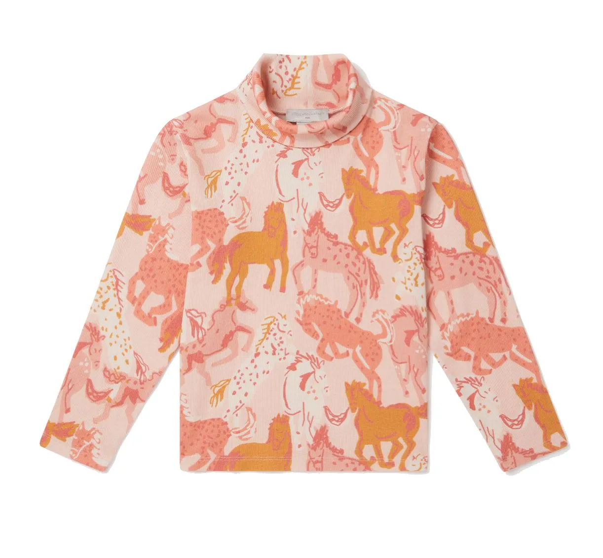 Stella McCartney Kids Horse Print Turtleneck Top