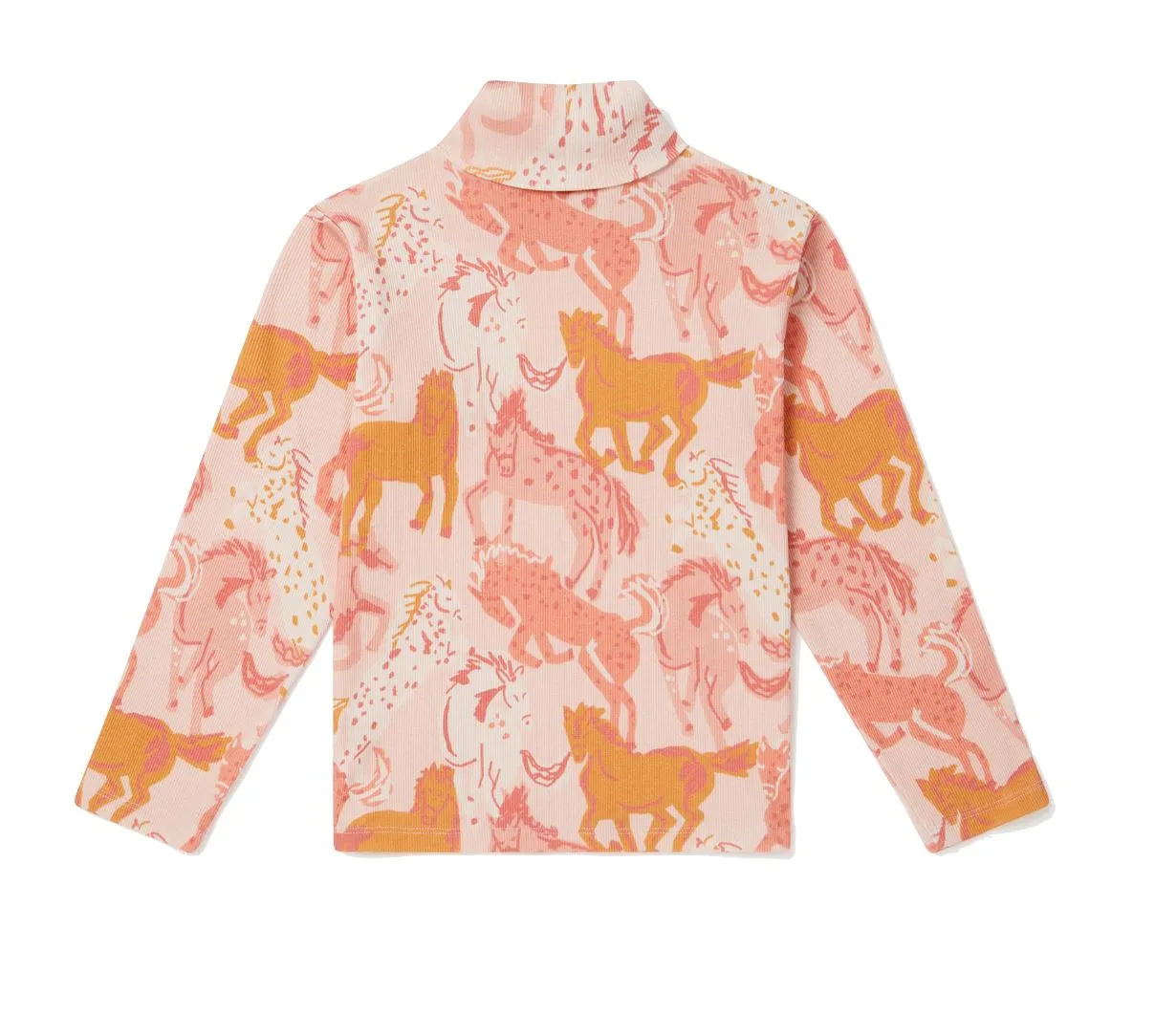 Stella McCartney Kids Horse Print Turtleneck Top