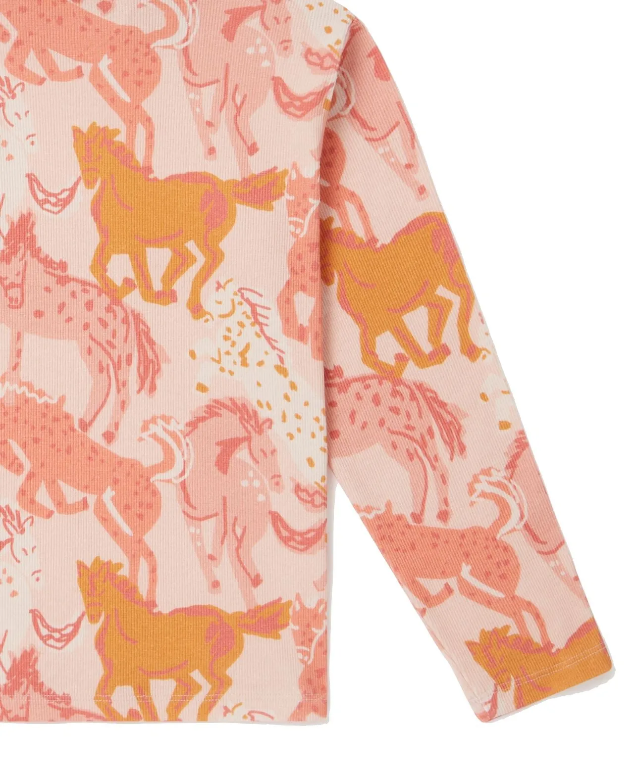Stella McCartney Kids Horse Print Turtleneck Top