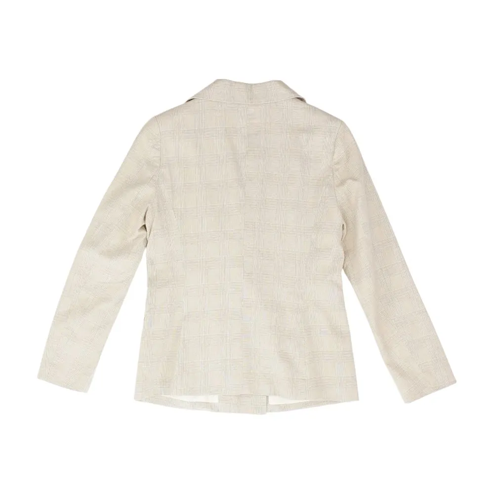 Tan Plaid Blazer