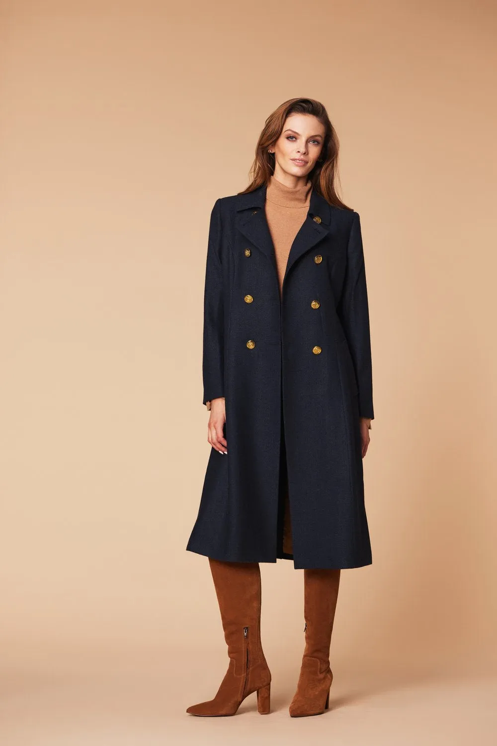 The Sheringham Coat Navy
