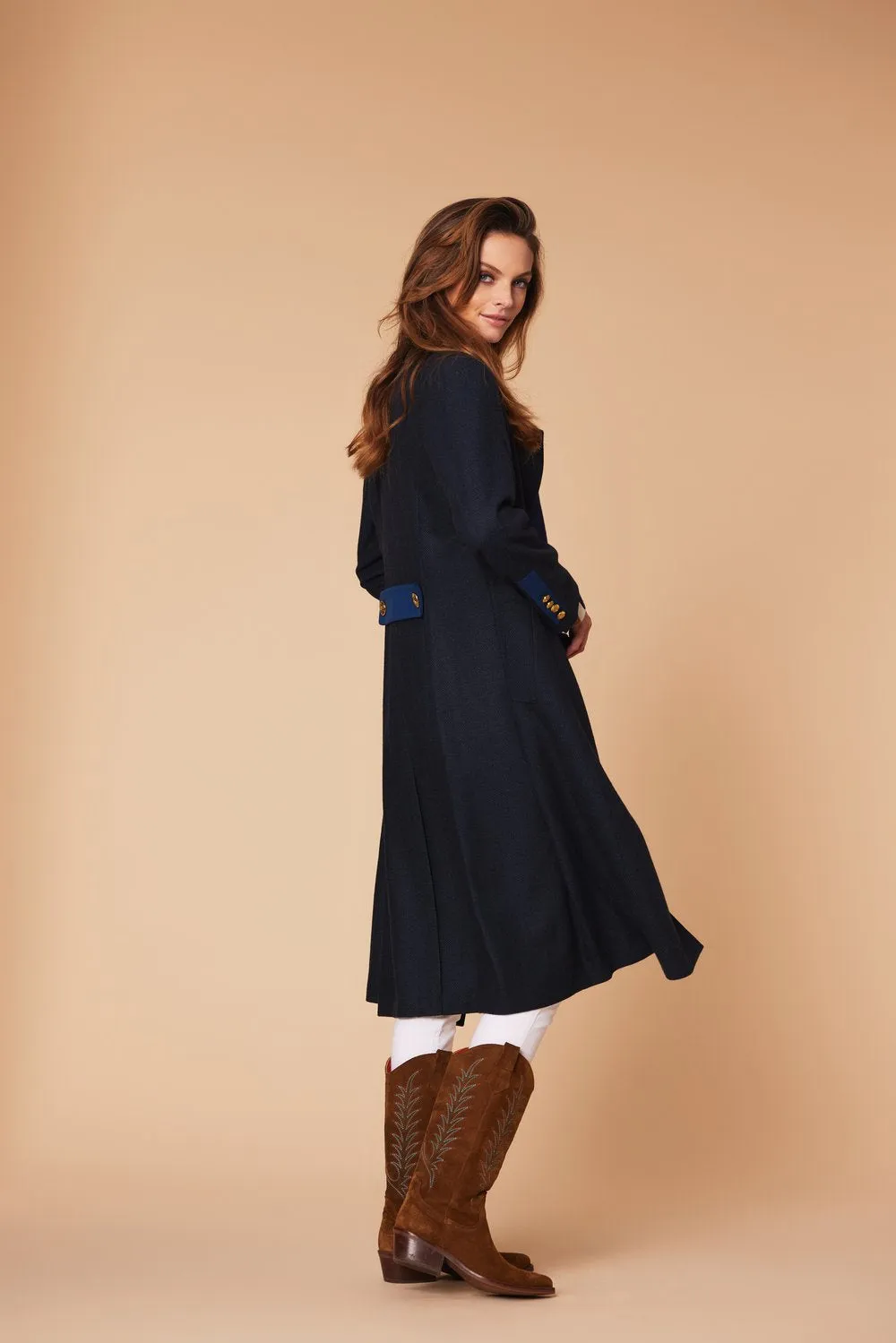 The Sheringham Coat Navy