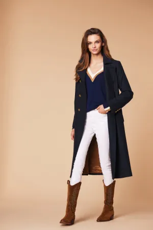 The Sheringham Coat Navy