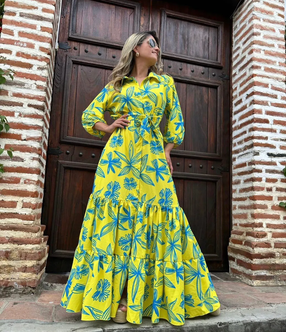 Tropical Long dress