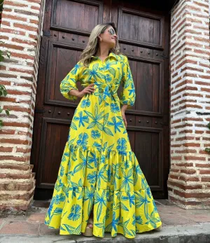 Tropical Long dress