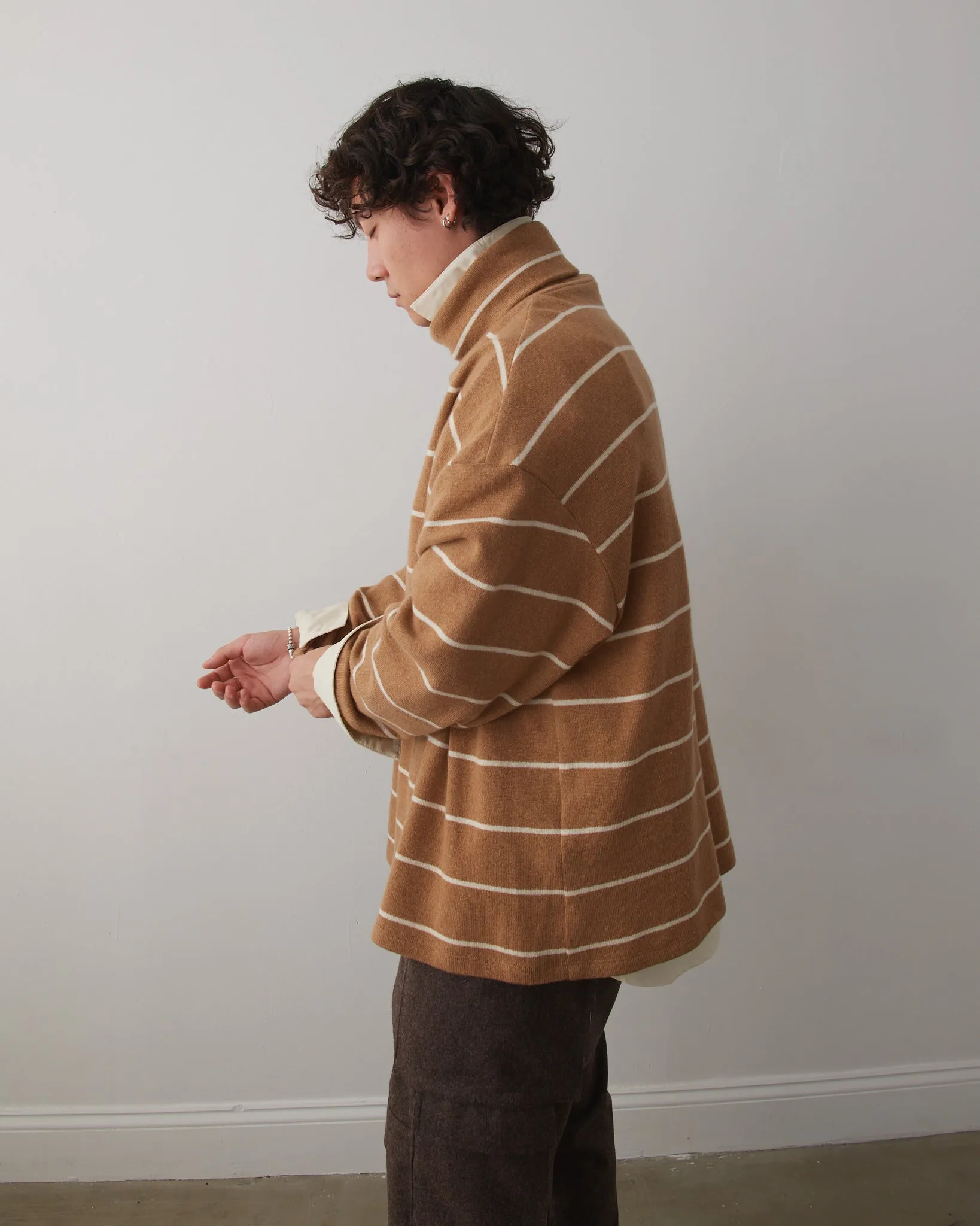 Turtleneck, Cashmere Stripe