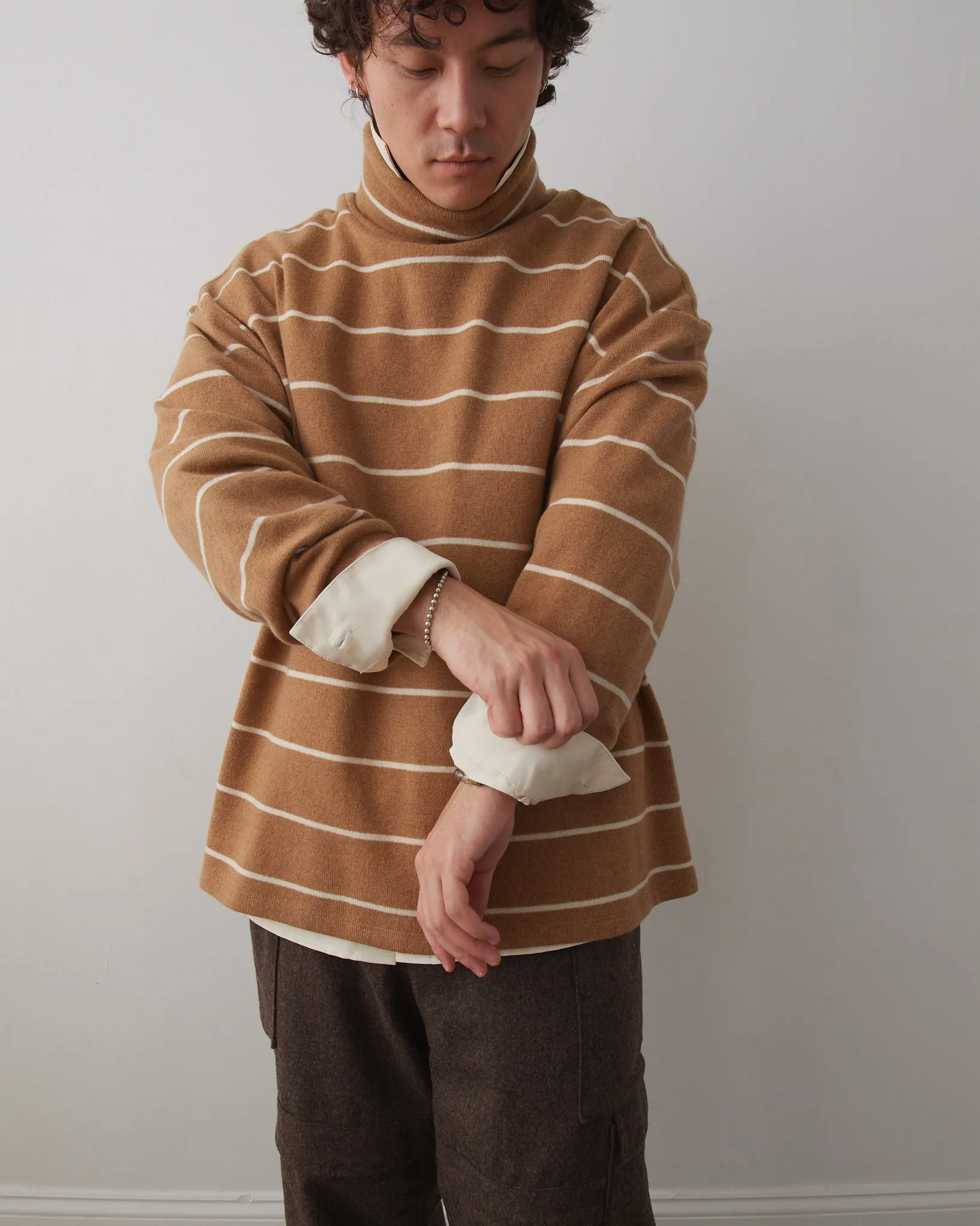 Turtleneck, Cashmere Stripe